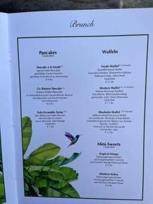Brunch menu   at Verde in Karlsruhe