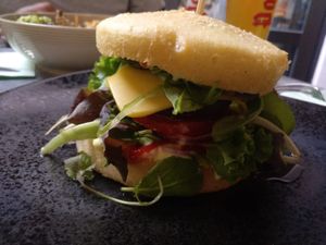 Da Vinci burger at Verde in Karlsruhe