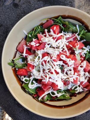 Melonen Vera Salat at Verde in Karlsruhe