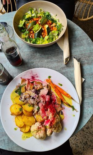 TempehPilzPfanne und Tagesgericht Curry at Verde in Karlsruhe
