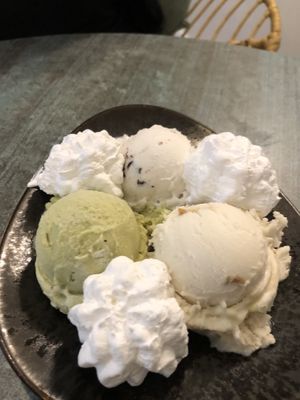individual ice cream  #Veganuary at Verde in Karlsruhe