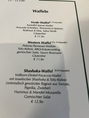 Menu  #Veganuary at Verde in Karlsruhe
