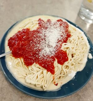 Spaghettieis at Verde in Karlsruhe