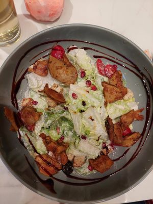 Cesar salad at Verde in Karlsruhe