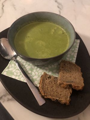 Green curry soup   at Verde in Karlsruhe