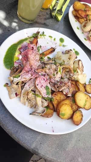 Tempeh Pilz Pfanne at Verde in Karlsruhe