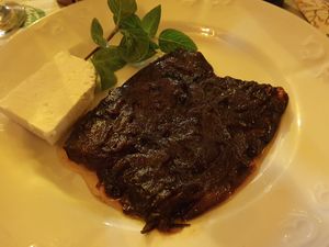 Imam - aubergine at Romeos Cafe Taverna in Corfu