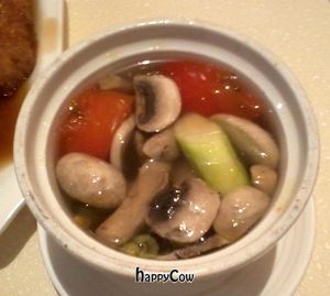 Vegetable tomato soup at Gaia Veggie Shop - Miramar Shopping Centre in Kowloon