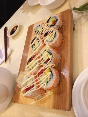 California roll at Gaia Veggie Shop - Miramar Shopping Centre in Kowloon