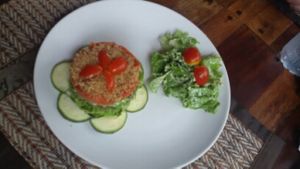 raw vegan lasagne at The Spa Koh Chang Resort in Koh Chang