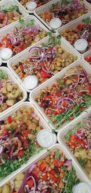 Chickpea Buddha Bowl at MindFull Meals in Newburgh