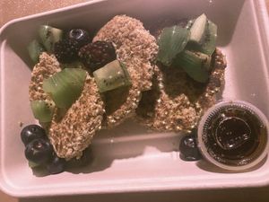 Oatmeal and pumpkin pancakes at MindFull Meals in Newburgh