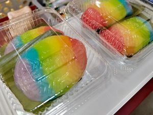rainbow connection kueh at Ji Xiang Confectionery 吉祥食品 - Bugis in Central Singapore