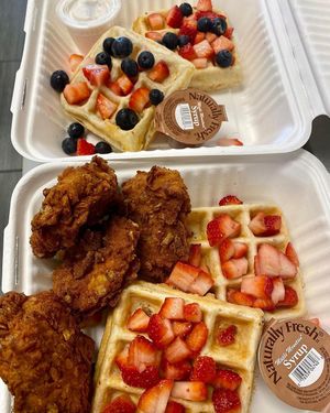 . at Pure Vegan Cafe in Raleigh