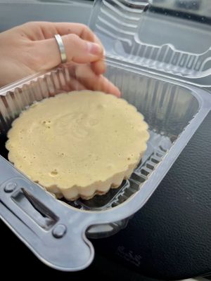 Cashew cheesecake   at Pure Vegan Cafe in Raleigh