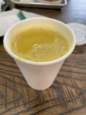 Golden Latte - I wasn’t loving this  at Pure Vegan Cafe in Raleigh