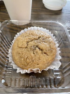 Banana muffin  at Pure Vegan Cafe in Raleigh