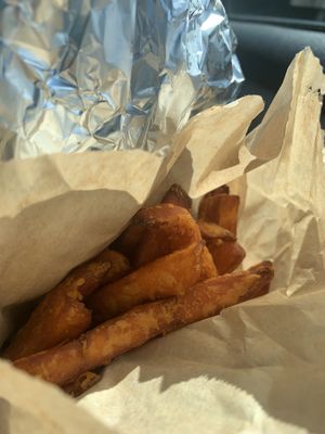 Sweet potato fries 🍟   at Pure Vegan Cafe in Raleigh