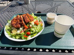 Chick’n Salad 10.7.22  at Pure Vegan Cafe in Raleigh