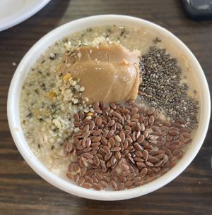 Overnight oats  at Pure Vegan Cafe in Raleigh