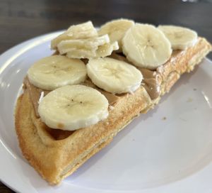 Half waffle  at Pure Vegan Cafe in Raleigh