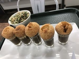 Pani puri  at Pure Vegan Cafe in Raleigh