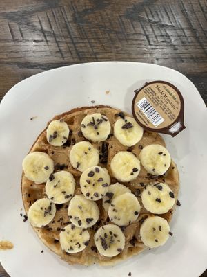 Peanut Butter Waffles   at Pure Vegan Cafe in Raleigh