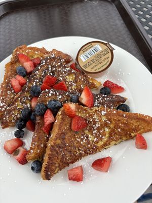 French toast  at Pure Vegan Cafe in Raleigh