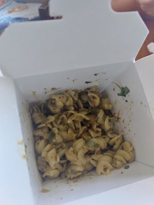 Vegan Spinach Fazul at Pasta La Fata in Columbia