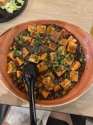 Vegetarian Ma Po Tofu   at Encore in Lawrence