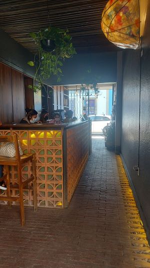 Front of café at Santa Hierba Centro in Oaxaca