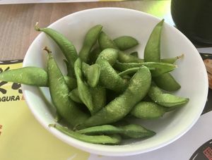 Edamame at Ramen Kagura - Atocha in Madrid