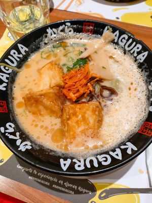 Miso vegano at Ramen Kagura - Atocha in Madrid