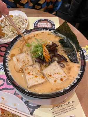 Big Vegan Miso Ramen 12,45€ at Ramen Kagura - Atocha in Madrid