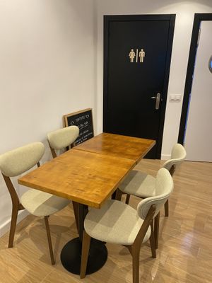 Excellent Toilet with Handicap Access  at Teapots in Madrid