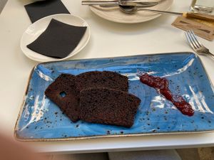 Chocolate cake   at Teapots in Madrid