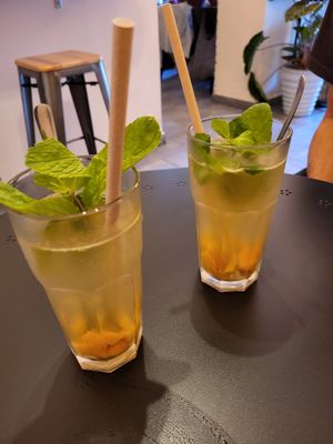 Mango lemonade at Bonjour Vietnam in Brno