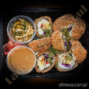 Fried sushi rolls at Najadacze.pl - Vege Kuchnia Swiata in Wroclaw
