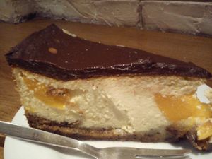 cheesecake made of tofu at Najadacze.pl - Vege Kuchnia Swiata in Wroclaw