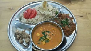 Thali at Najadacze.pl - Vege Kuchnia Swiata in Wroclaw