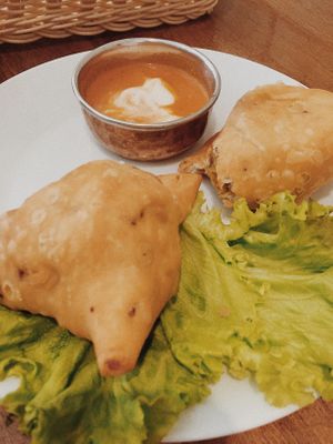 Samosas  at Najadacze.pl - Vege Kuchnia Swiata in Wroclaw