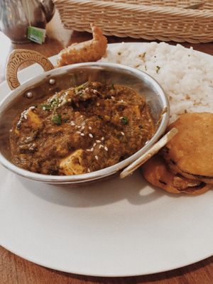Small thali plate at Najadacze.pl - Vege Kuchnia Swiata in Wroclaw