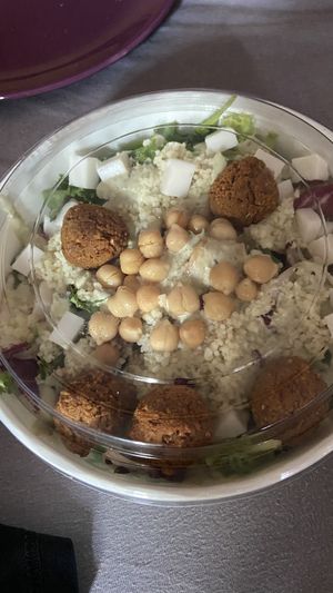 Vegan Habibi Salat - sehr lecker ☺️  at Submarine in Rijeka