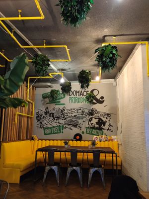 Lounge area for group sitting at Submarine in Rijeka