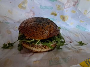 Italian burger at Submarine in Rijeka