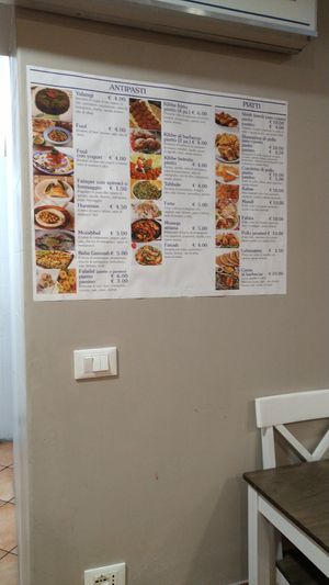 Menù at La Casa Siriana in Brescia