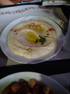 Hummus at La Casa Siriana in Brescia