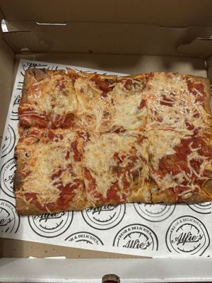 Vegan Detroit pie  at Alfie's in Rocky Point