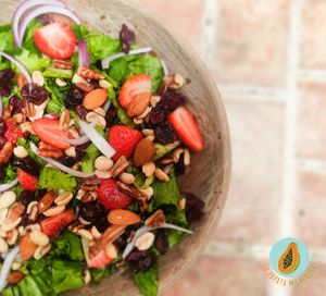 seed's salad at La Papaya Milagrosa in San Cristobal De Las Casas