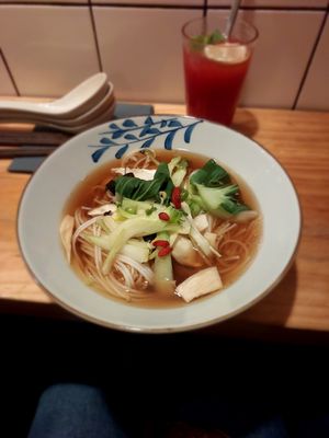 Vegan soup at Bai Lu Noodles in Cologne